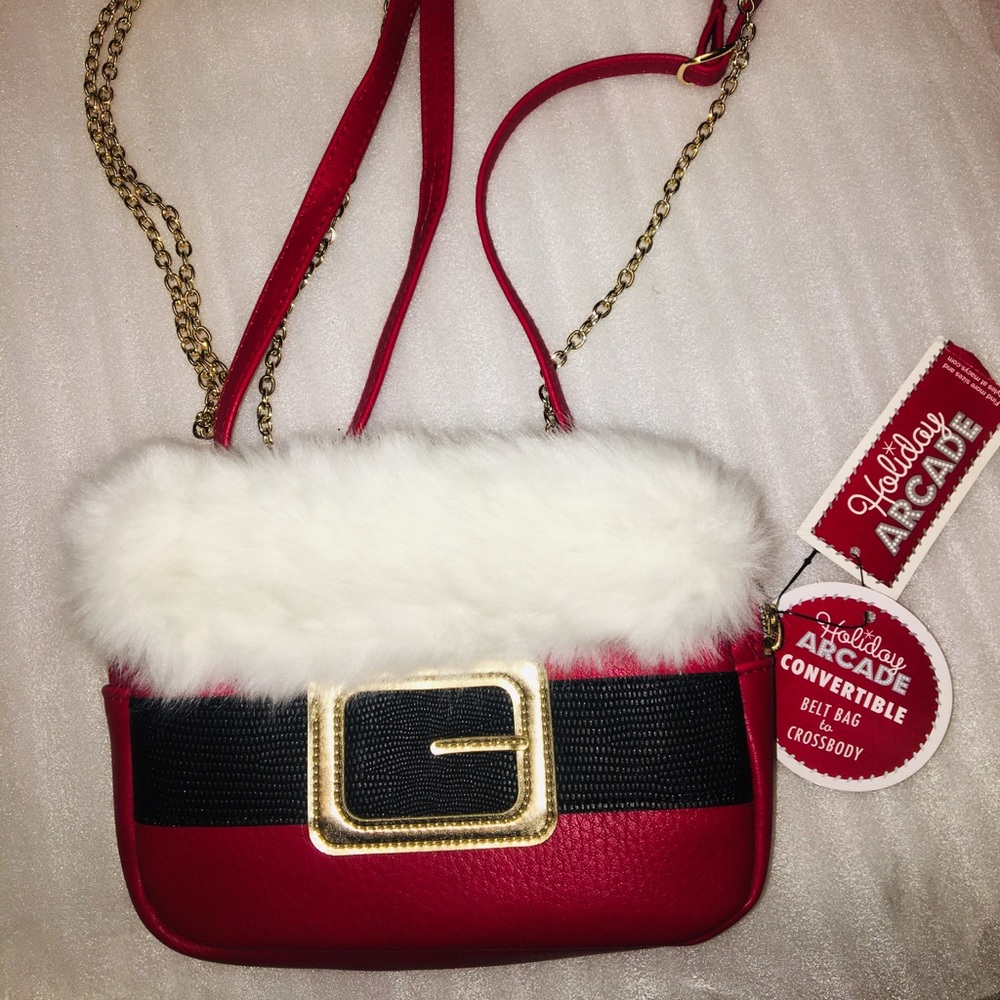 Santa holiday purse